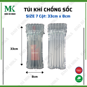 Bọc khí chống sốc vận chuyển hàng hóa dễ vỡ 7 cột bọc đồ cỡ 33cm x 8cm
