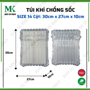 Cột khí, bọc khí chống sốc vận chuyển hàng hóa dễ vỡ 14 cột bọc đồ 30cm x 27cm x 10cm
