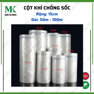 CỘT KHÍ CHỐNG SỐC BỌC HÀNG 15CMx100M