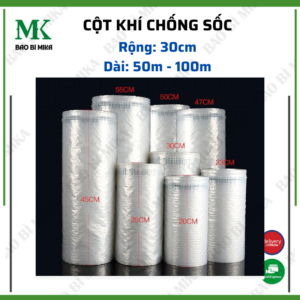 CỘT KHÍ CHỐNG SỐC BỌC HÀNG 30CMx50M