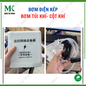 Bơm điện kép dùng để bơm bóng bay, bơm cột khí, túi khí chống sốc, bóng bay, phao bơi