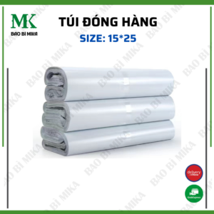 Cuộn 100 túi đóng hàng tiện lợi không thấm nước kích thước 15*25cm