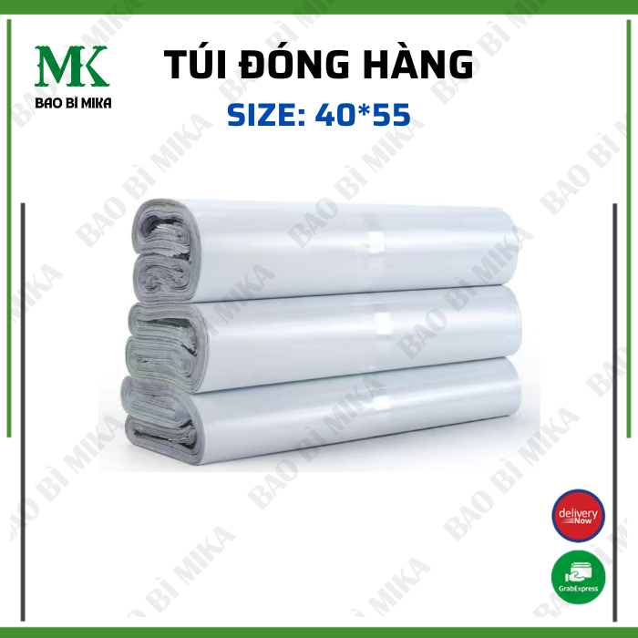Cuộn 50 túi đóng hàng tiện lợi không thấm nước kích thước 40*55cm