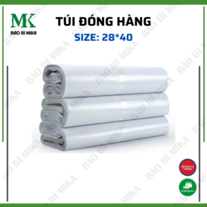 Cuộn 100 túi đóng hàng tiện lợi không thấm nước kích thước 28*40cm