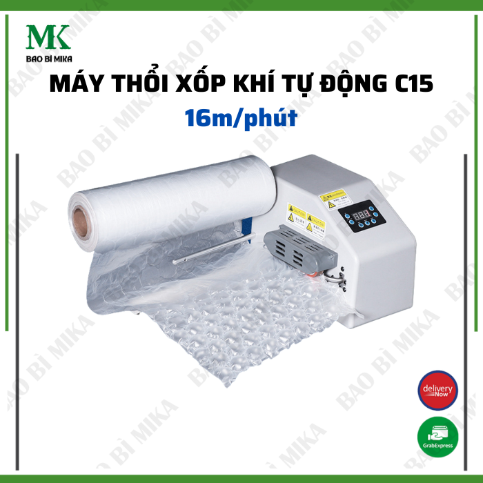 Máy thổi xốp khí tự động C15 16m/phút